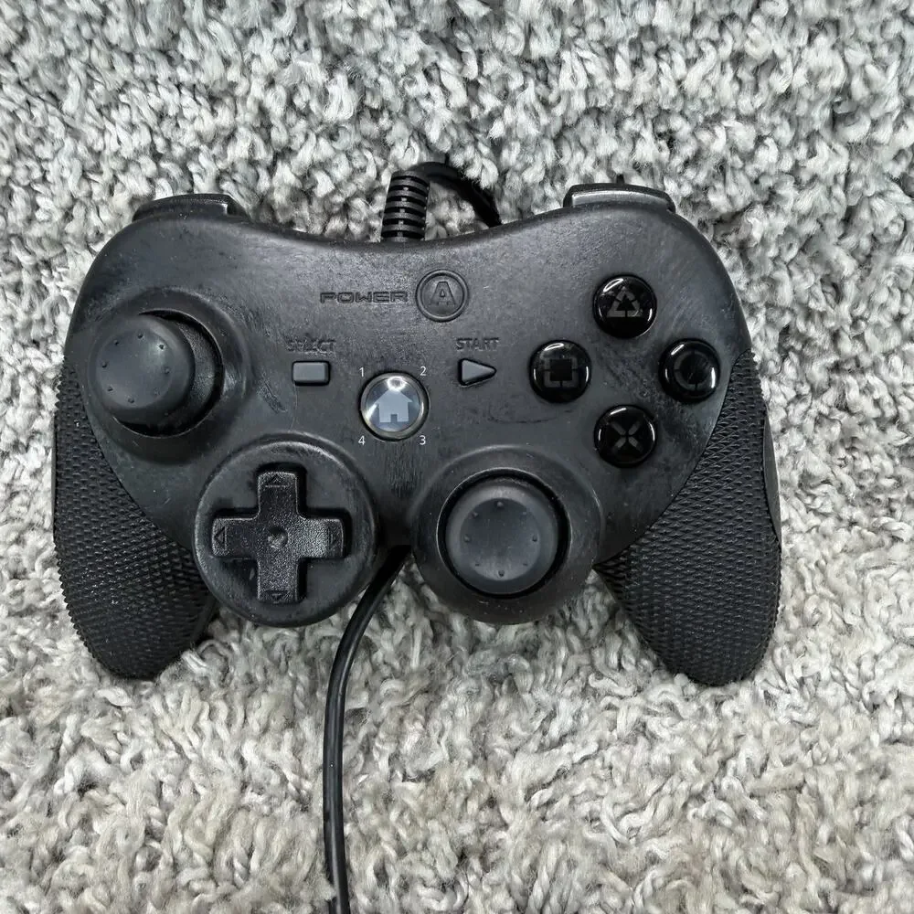 PowerA Pro EX Wired Controller for Sony PlayStation 3 PS3 USB Black 051082